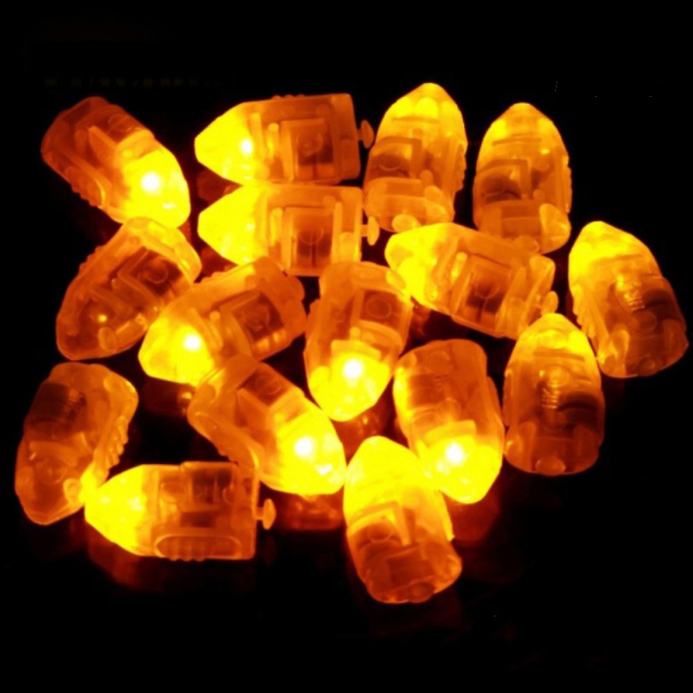 Bộ 10 Đèn Led Mini Chống Nước Hình Viên Đạn Dùng Trang Trí Tiệc Cưới, Sinh Nhật