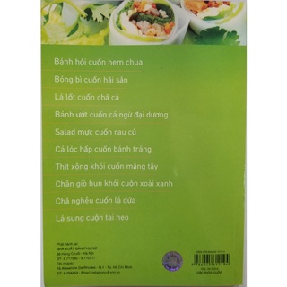Sách - Các Món Cuốn Ngon Miệng Dễ Thực Hiện