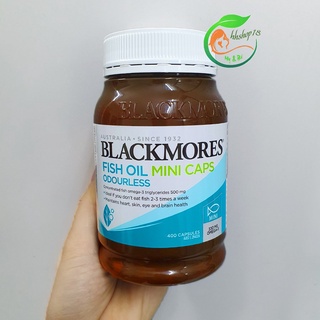 Dầu cá Blackmores Minicaps 400 viên mẫu mới nhất