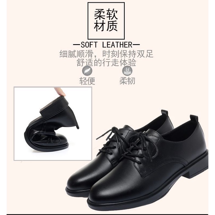 Giày Da Kiểu Anh Nhật Bản Size 32 33 34 Size 42 44 Cho Nữ