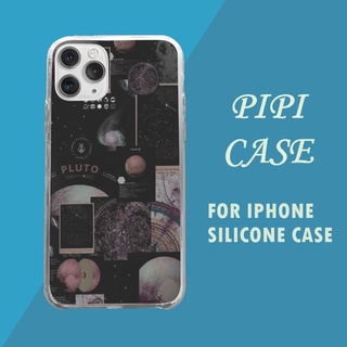 Ốp lưng iphone silicon chống bẩn Planets space aesthetic iphone case  PAP20211214