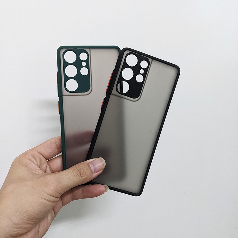 Ốp lưng nhám bảo vệ camera Galaxy S22 Ultra, S22 Plus, S20 Ultra, S21 Ultra, S21 Plus, S20 Plus, S10 Plus, S10