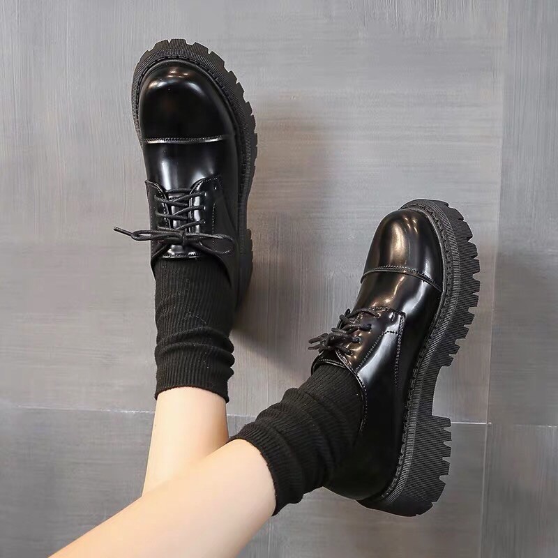 Boot Nữ 👢Freeship👢 Giày đốc nữ da bóng hót trend(ảnh thật) bibi | BigBuy360 - bigbuy360.vn