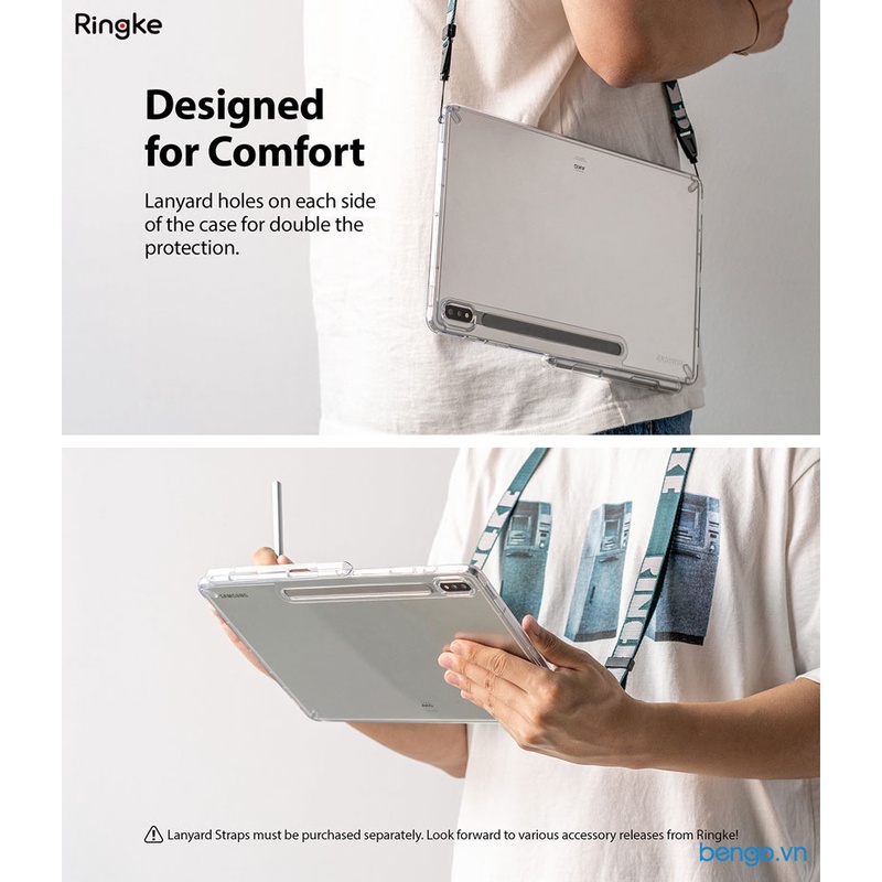 Ốp Lưng Kèm Chân Dựng Samsung Galaxy Tab S8/Tab S7 RINGKE Fusion + Outstanding