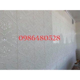xốp dán tường 3D Hoa Văn cổ điển
