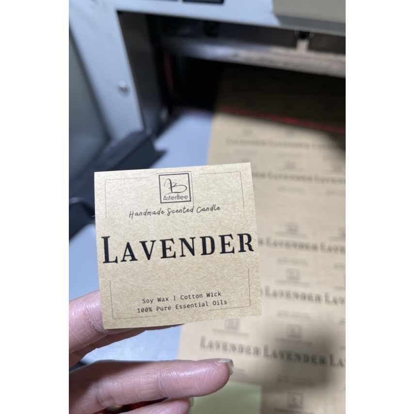 Combo in tem nhãn giấy Kraft - da bò- theo yêu cầu - nhanh rẻ đẹp