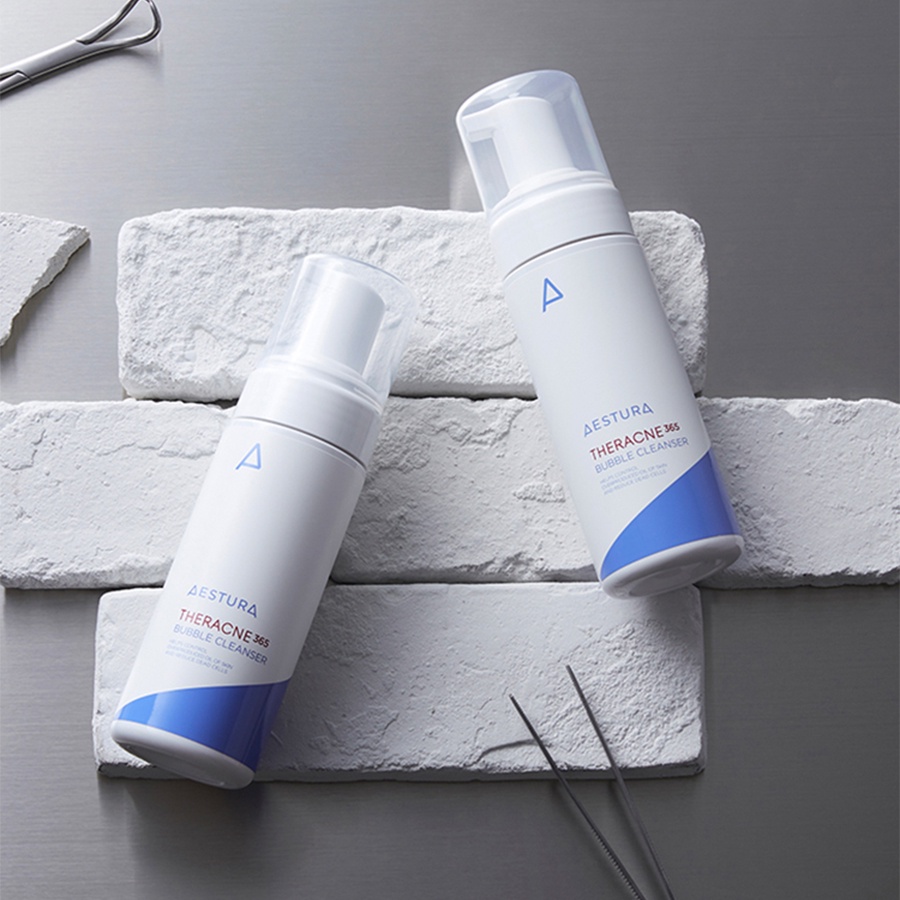 Sữa Rửa Mặt Tạo Bọt Cho Da Nhờn Aestura Theracne365 Bubble Cleanser 150ml GomiMall