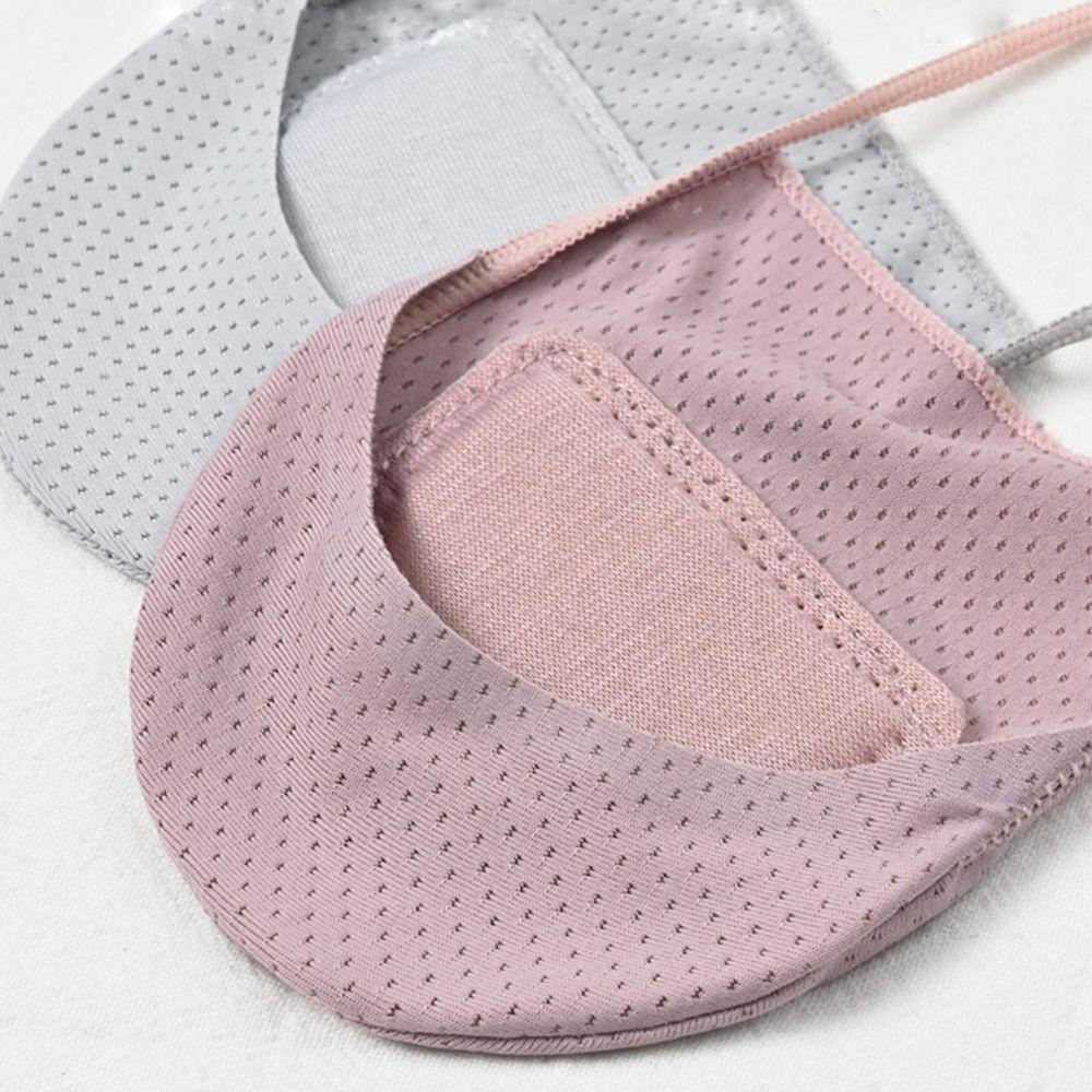 Vớ Thuyền Hai Dây Vải Lụa Lạnh Mềm Thoáng Khí Nửa Bàn Chân