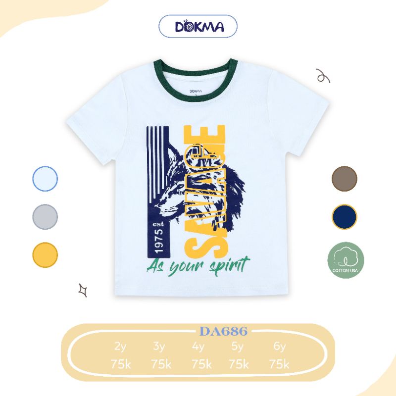 Áo cổ tròn bé trai DA686