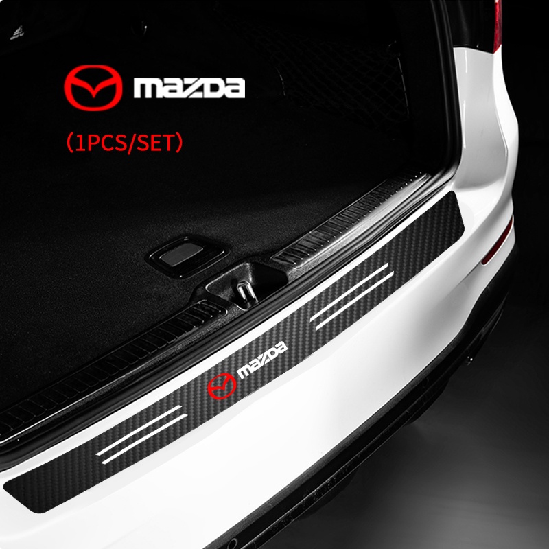 1 Miếng Dán Trang Trí Xe Hơi Họa Tiết Sợi Carbon Cho Mazda 2 3 5 6 2017 CX-4 CX-5 CX-7 CX-9 CX-3 CX-5