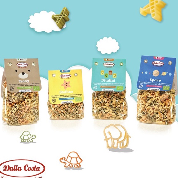 Nui Rau Củ Hữu Cơ Dalla Costa 50g - 250g Cho Bé
