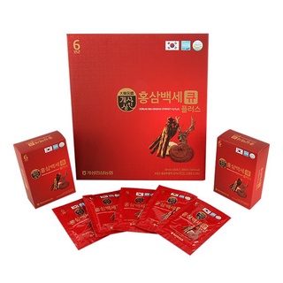 Combo 2 hộp Nước hồng sâm Gold Q kèm túi xách (60 gói x 50ml)