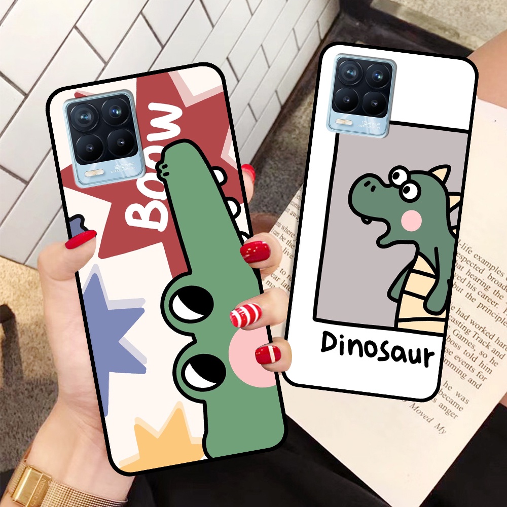 Ốp Realme 8 / 8 Pro in hình cá mập, khủng long dễ thương, cute (T01 - T06)