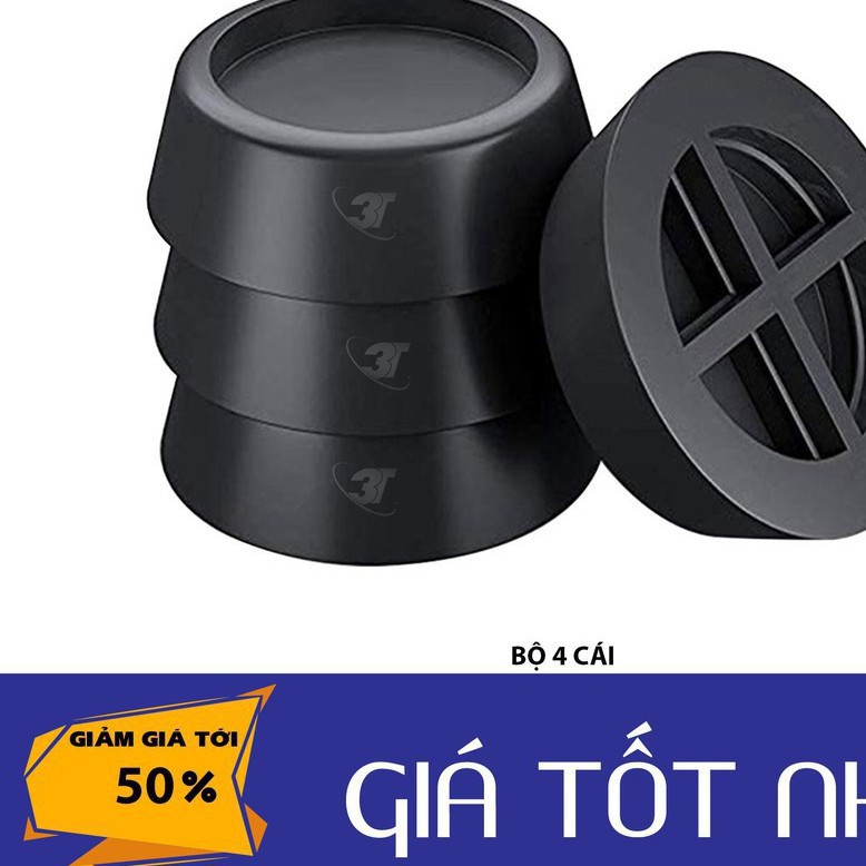 Bộ 4 chân kê Siêu Bền chống rung, đêm cao su, chân đế chống rung máy giặt, máy sấy .Sản Phẩm Hàng Việt Nam Xuất Khẩu