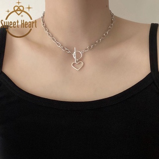 Vòng cổ Mặt Trái Tim Thời Trang Hip Hop Hàn Quốc Dành Cho Nữ