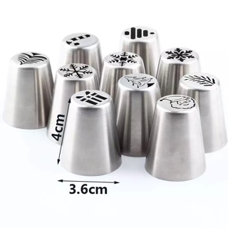 Bộ đui bắt kem 3D Noel kèm chốt