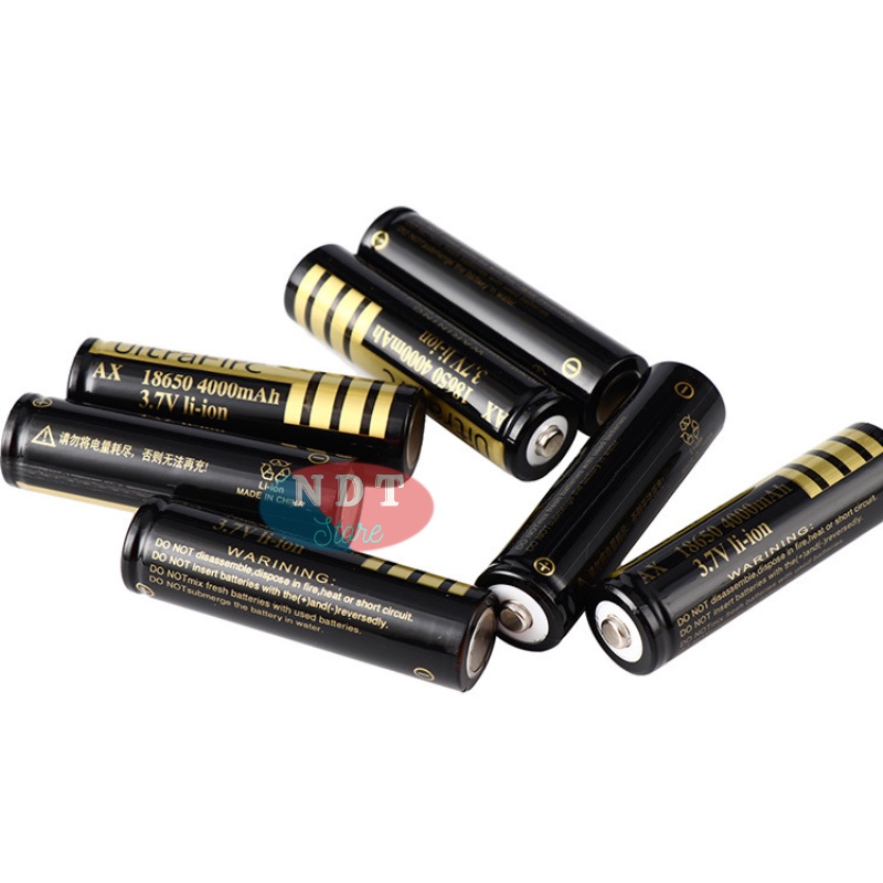 Pin 18650 4000mAh 3.7 V  Cell Pin 18650 Siêu Bền Dung Lượng Cao Dòng Xả Lớn