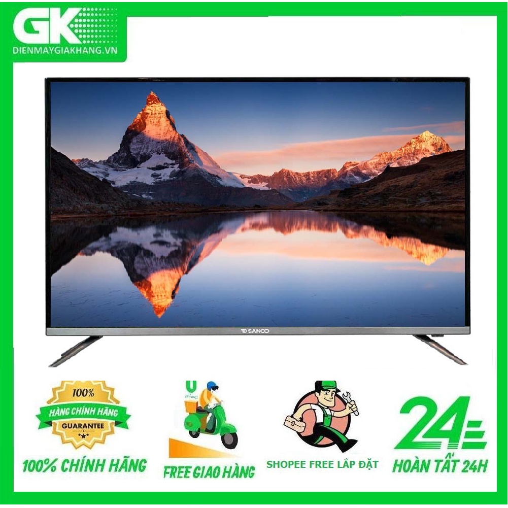 H40V300   - MIỄN PHÍ CÔNG LẮP ĐẶT-Tivi Led SANCO 40" Voice - H40V300
