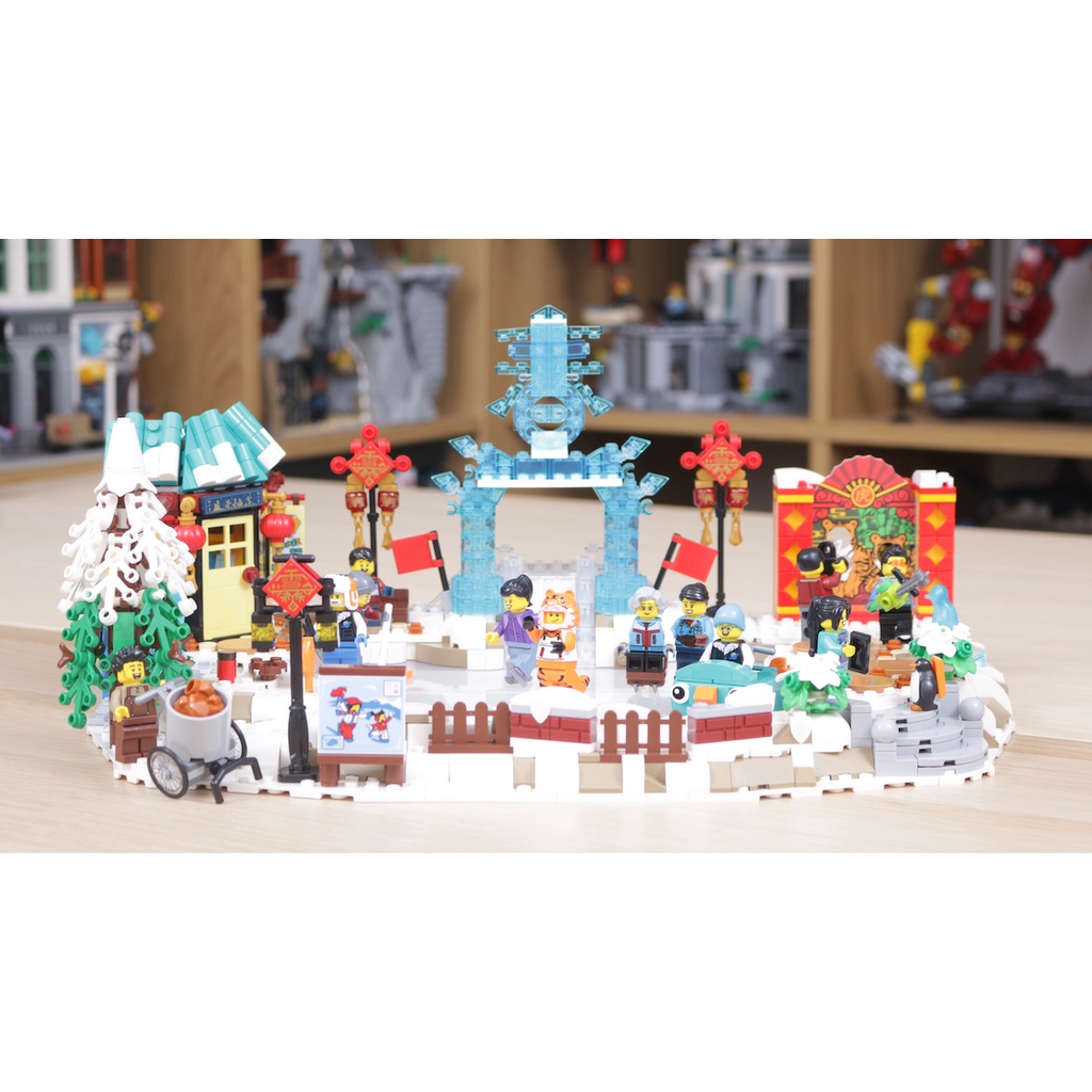 Lego 80109 Lunar New Year Ice Festival - Lễ Hội Băng