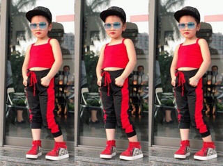 Set bộ phong cách thể thao bé gái
