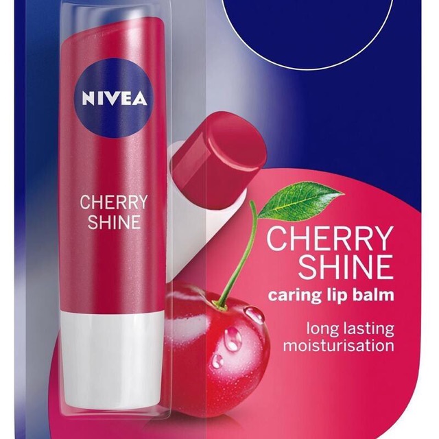 Son Dưỡng Ẩm Môi Hương Cherry Shine Nivea (4.8g)