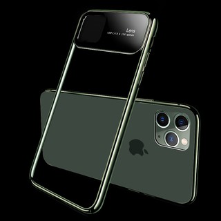 Ốp lưng Iphone 11 pro max lưng trong suốt lộ màu máy bóng đẹp Per