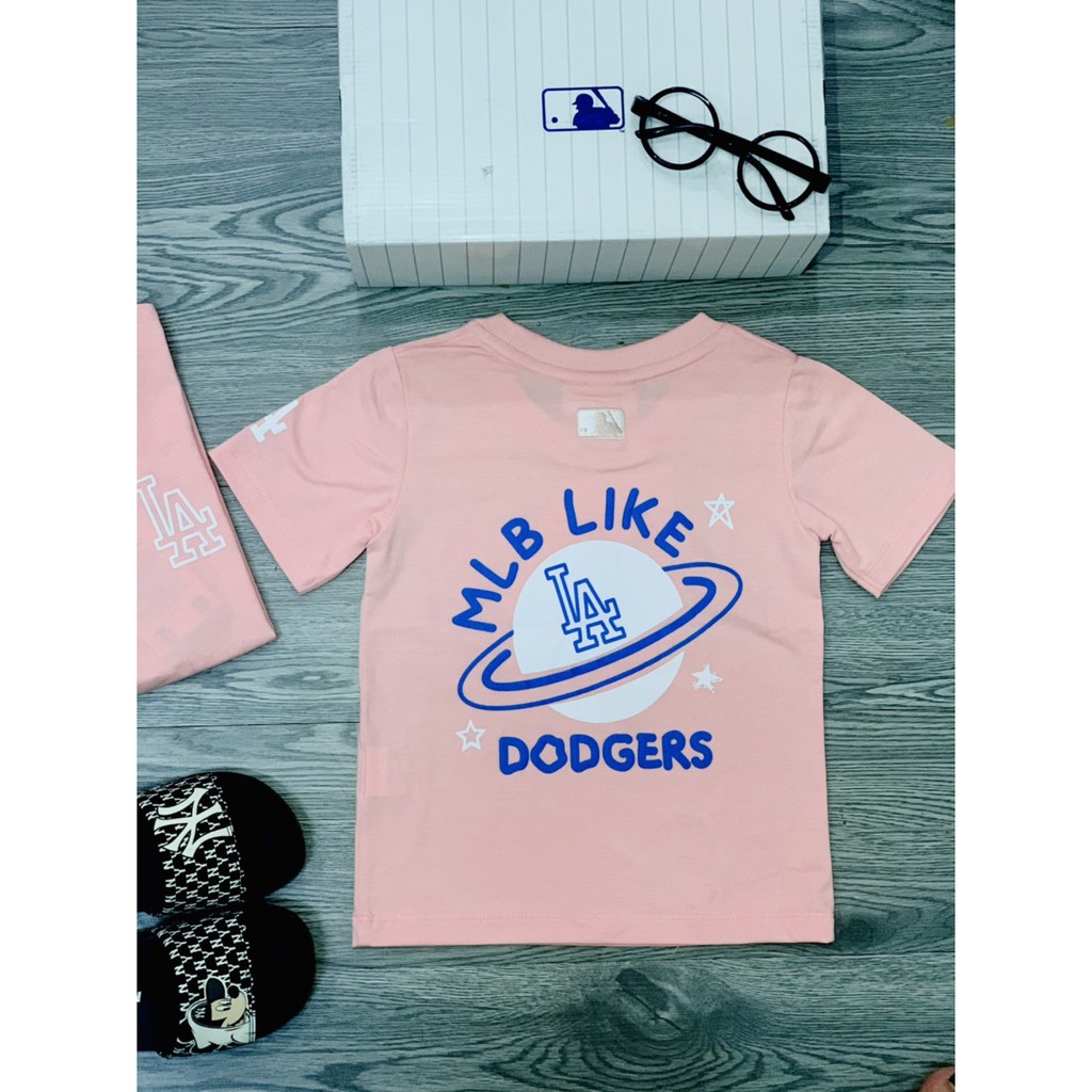 Áo T shirt ngắn tay bé gái Áo LA boston sành điệu FULL TAG size 90 - 150