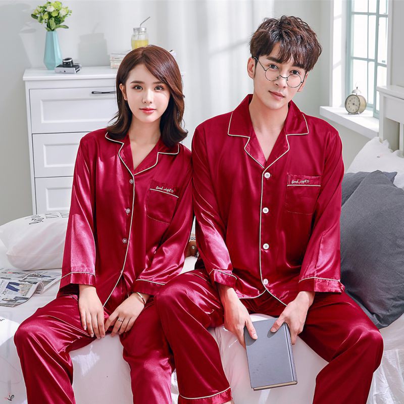 Bộ Đồ Ngủ Tay Dài Cho Cặp Đôi | BigBuy360 - bigbuy360.vn