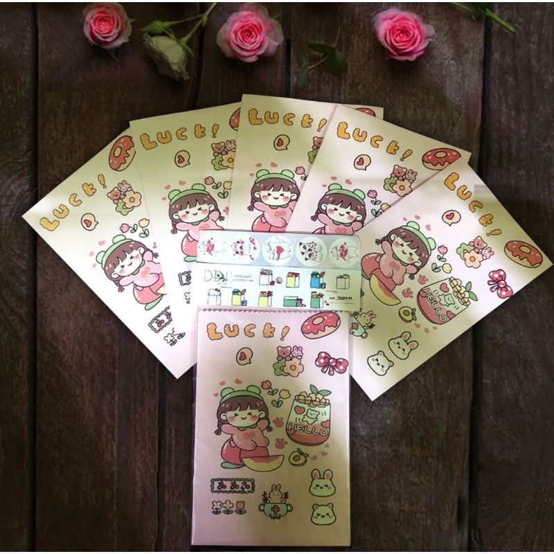 10 Túi giấy đựng bánh kẹo họa tiết dễ thương