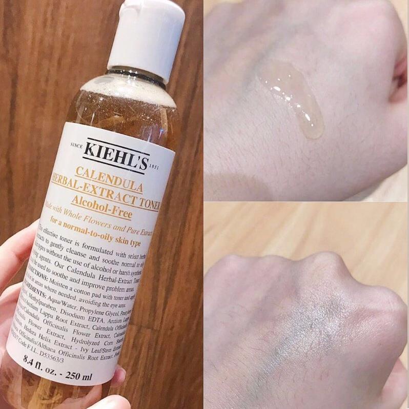 Toner Hoa CÚC KIEHL'S 250ml 🌸kiehl’s Calendula Herbal-Extract Toner Alcohol-Free 250ml🌸Nước Cân Bằng Da
