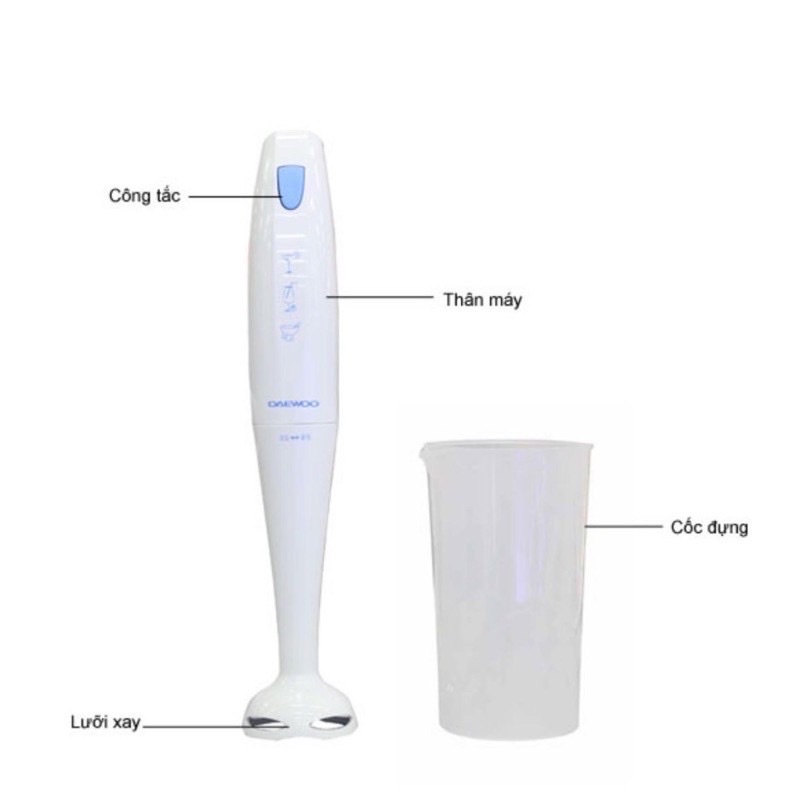 MÁY XAY SINH TỐ CẦM TAY DAEWOO DEB-JZ150