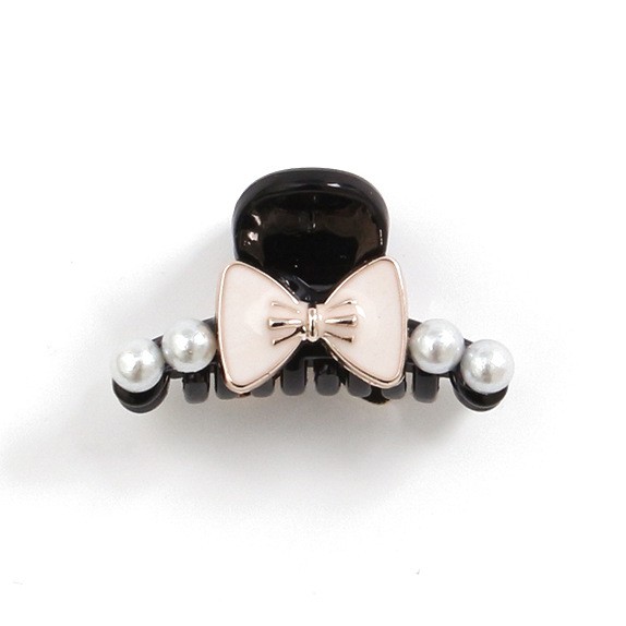 K13 Kẹp càng cua đính nơ nhỏ 4cm