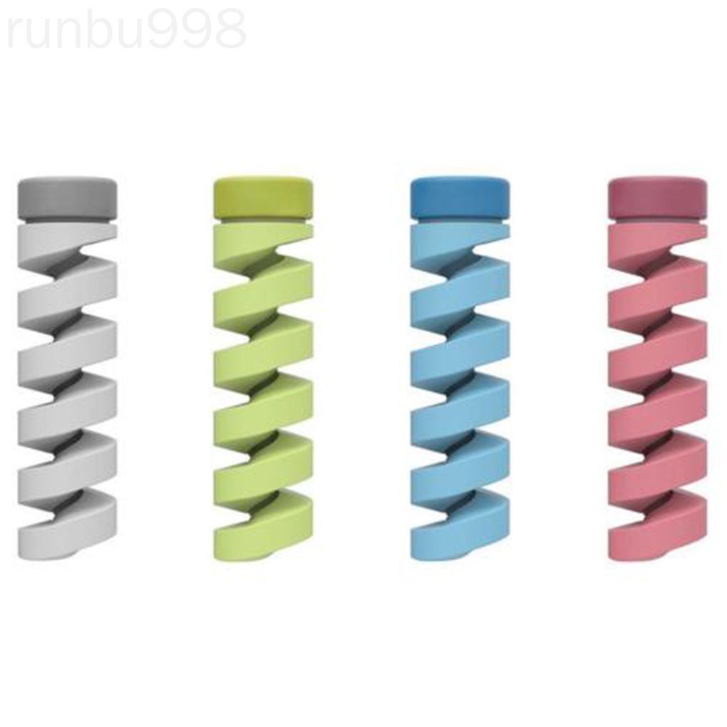 Phụ kiện quấn bảo vệ dây cáp sạc USB bằng silicone chống đứt tiện lợi