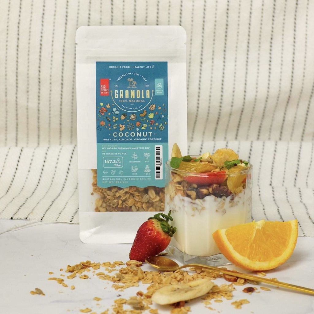 Ngũ Cốc Granola Cao Cấp Giàu Hạt Dành Cho Người Ăn Kiêng Và Giảm Cân