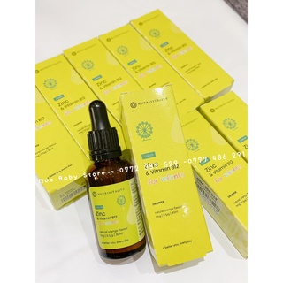 Kẽm giọt nutrivitality anh quốc, kẽm giọt hữu cơ picolinate b12 30m, cho trẻ sơ sinh