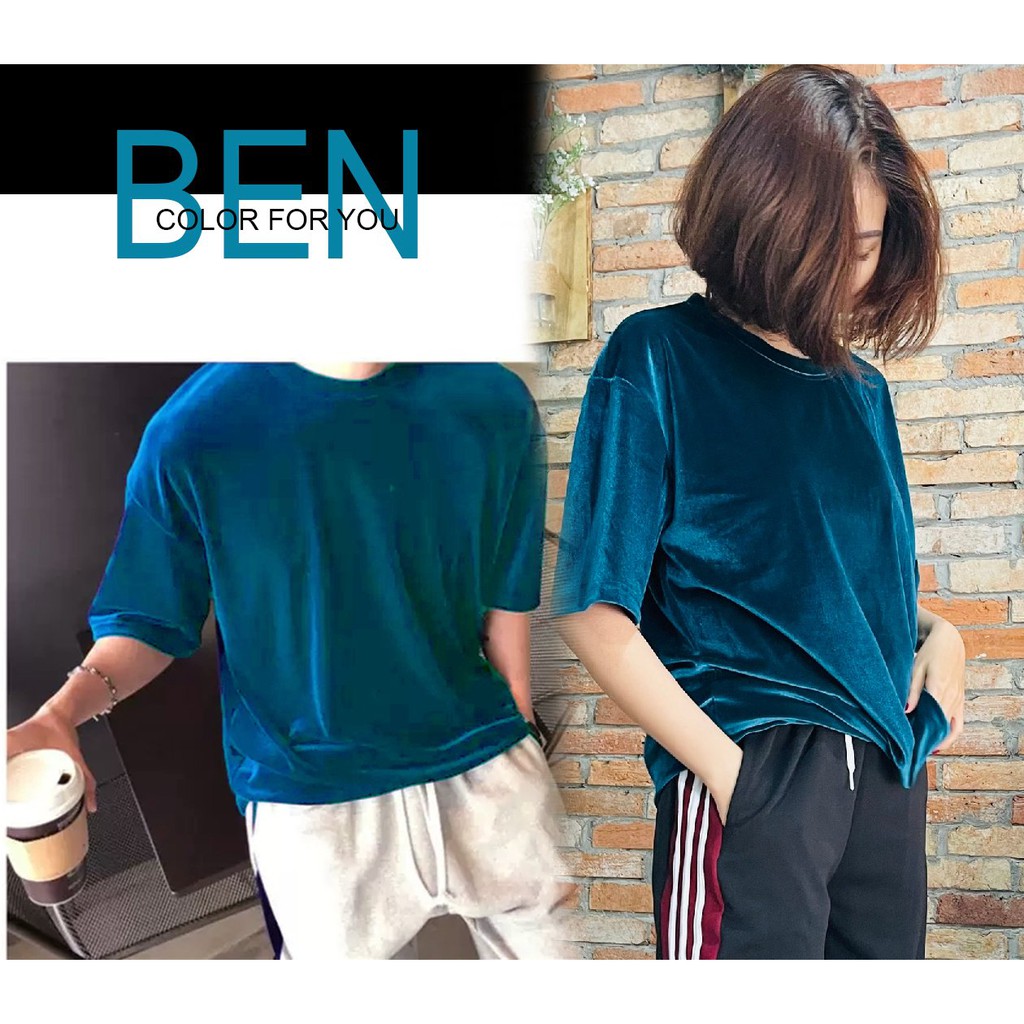 Áo thun Stee Nhung basic Unisex | BigBuy360 - bigbuy360.vn