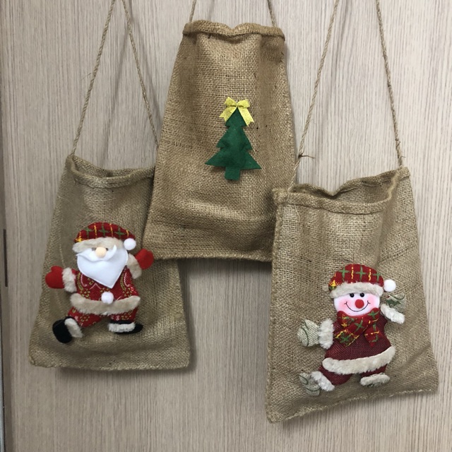 GIỎ TRANG TRÍ NOEL ĐỰNG QUÀ NOEL HANDMADE