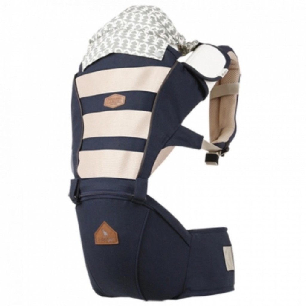 Địu em bé đa chức năng I-Angel Mesh Hipseat Carrier IA-114-NV 3-36 tháng (Xanh navy)