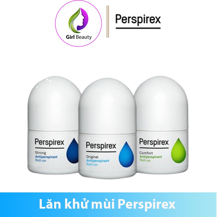 Lăn Khử Mùi Perspirex Cao Cấp Cho Mọi Loại Da Từ Nặng Tới Nhẹ 20ml