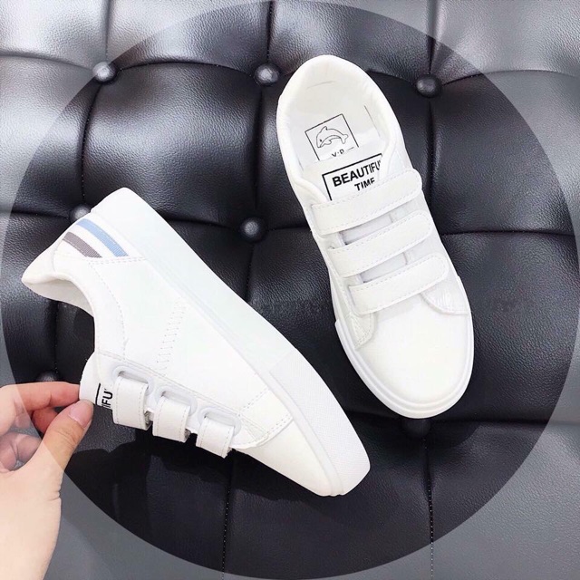 THỂ THAO DÁN GÓT KẺ XANH