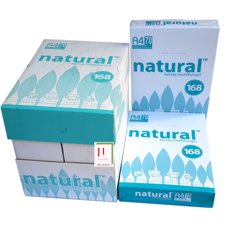 Giấy A4  Natural 70gms