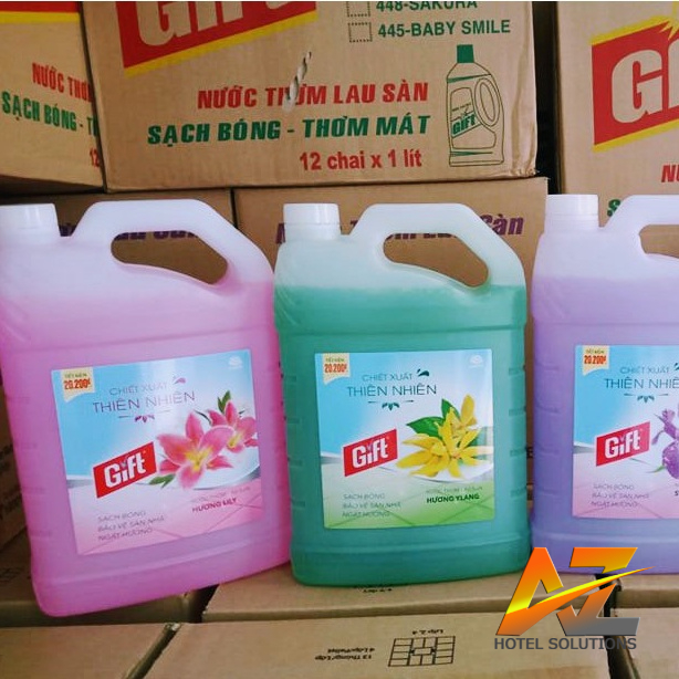 Nước lau sàn nhà Gift  loại can 3,8kg