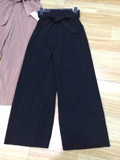 Quần ống rộng dập ly chất shop