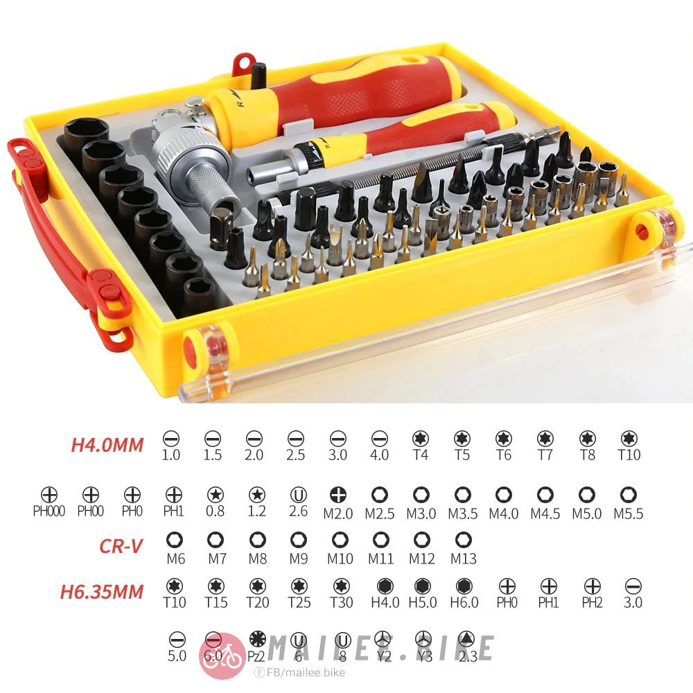 Bộ Tua Vít Đa Năng 62 Món Với 34 Đầu Vít Tô Vít Sửa Chữa Điện Thoại Đồ Điện Tử Sửa Chữa Đa Đình Tiện Dụng