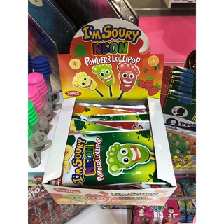 Kẹo mút bàn chân - Phát sáng - Kẹo nhập khẩu Châu Âu chính ngạch - BIG FEET NEON