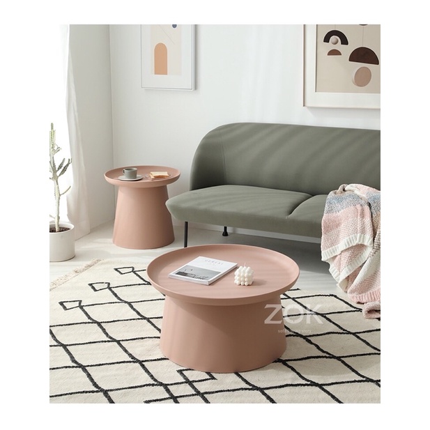 Bàn cafe thiết kế Đan Mạch Platine Steel coffee table phong cách Bắc Âu