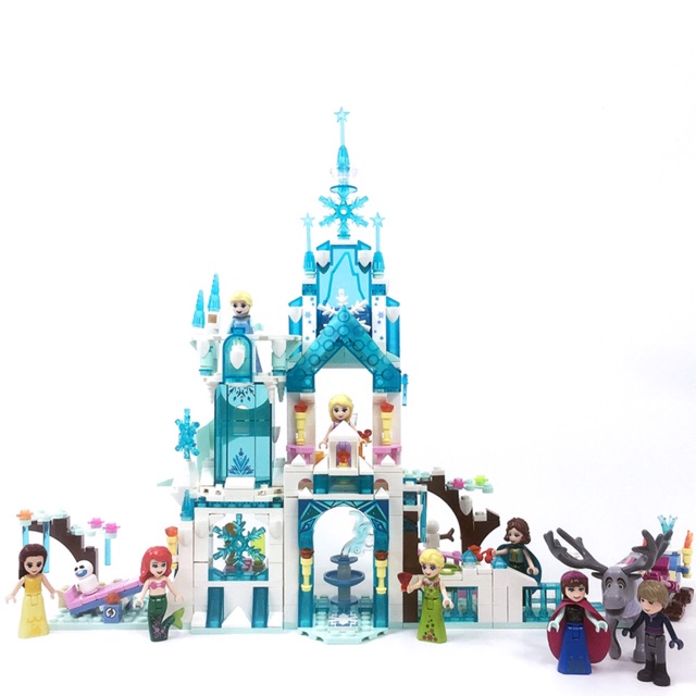 🌸🌸 Lắp ráp SY6583 set 8in1 Lâu Đài Băng Giá Frozen II 🌸🌸 Elsa Anna Krissof - ảnh thật kèm clip