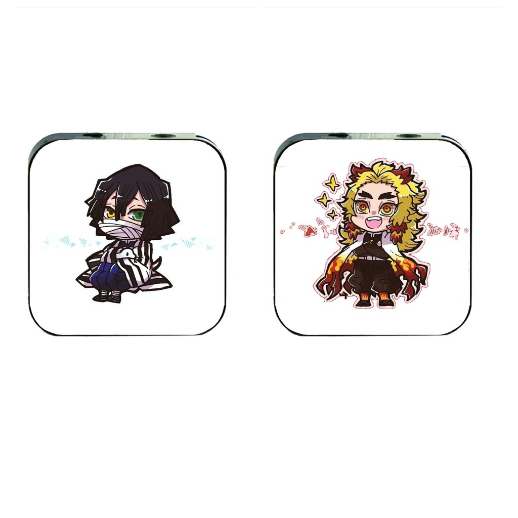 Máy nghe nhạc mp3 Kimetsu no Yaiba Thanh Gươm Diệt Quỷ cầm tay mini tặng tai nghe cắm có mic &amp; dây sạc anime chibi m2