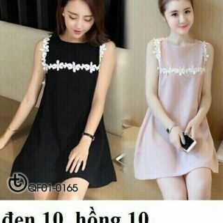 Đầm suông viền hoa cực xinh