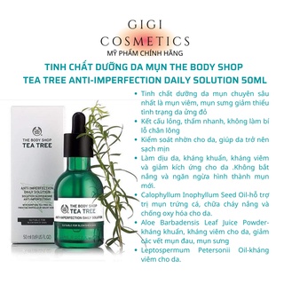 Serum dưỡng da mụn Tea Tree The Body Shop Anti Imperfection Daily Solution 50ml